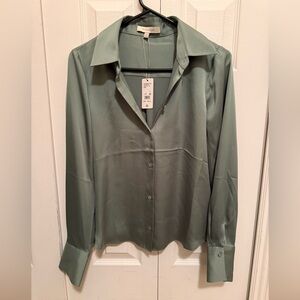 Favorite Daughter Sage Button Down Shirt